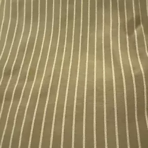 Tela Vintage Mezcla Algodón/Poliéster W 110cm L 415cm Verde Blanco Rayas Raro - Imagen 1 de 13