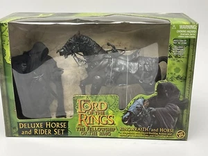 Lord of the Rings Deluxe Horse Rider action figure set Ringwraith sealed Toybiz - Picture 1 of 10