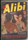 Alibi #2 2/1934-Ace--Brutal Cover Knife Wound In Her Back-Wyatt Blassingame-H...