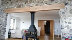BESPOKE SIZE OAK BEAM BOX/ RSJ COVER/CLADDING/FALSE BEAM//// - Picture 1 of 12