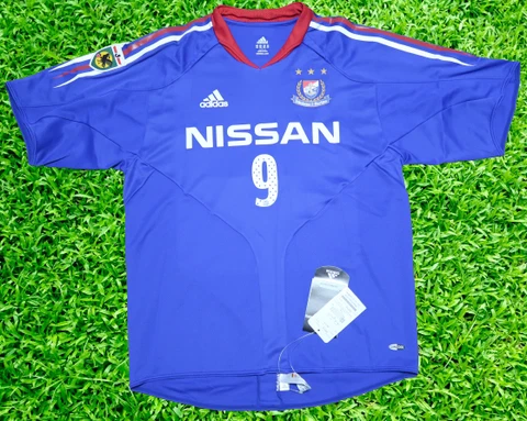Yokohama Marinos Jersey Shirt #9 Kubo 100% Original Size M 2005 J-League Cover