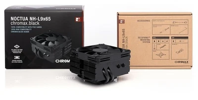NH-L9x65 chromax.Negro, Enfriador CPU Premium Bajo Perfil (65mm, Negro) Foto 1 de 2