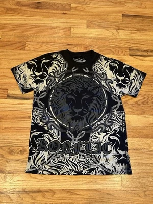 KonflicUSA Men's Loin Graphic Vintage Y2K MMA Style Crew Neck T-Shirt Size M - Image 1 of 3