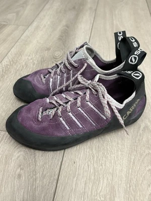 Scarpa Thunder Purple Climbing Shoes Women's Size 6,5 Us Eu 37,5 - Image 1 of 4