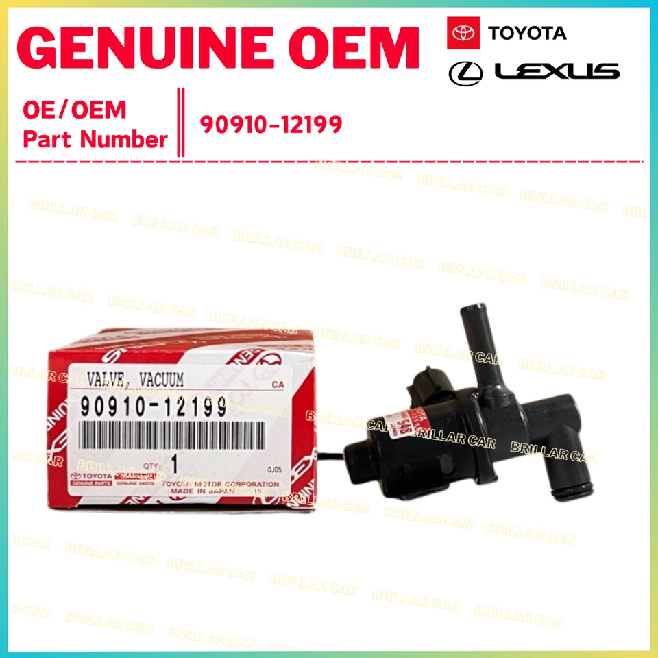 TOYOTA LEXUS GENUINO OEM NUEVO CONTROL DE ADMISIÓN DE AIRE VÁLVULA INTERRUPTOR DE VACÍO 90910-12199 Foto 1 de 1