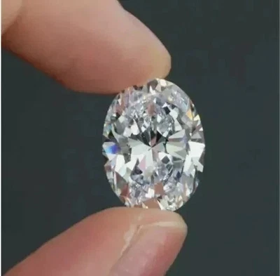 3.00 Ct Rare Oval Cut White 'D' Color Diamond VVS1 - Loose Lab-Grown CVD - Image 1 of 4
