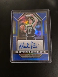MARK PRICE AUTO /125 | 2023 Prizm Draft Picks Autographs Blue | DPA-MPG - Picture 1 of 3