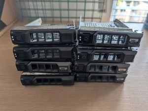 8 Dell 3.5" SAS SATA Hard Drive Tray Caddy - Afbeelding 1 van 5