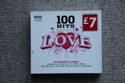 5 CD-BOX°°°100 HITS LOVE°°°mit Jennifer Rush, Fleetwood Mac u.v.a.°°°Super !!! - Bild 1 von 4