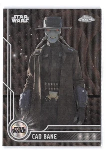 2023 Topps Chrome Star Wars #91 Cad Bane Black Wave - Picture 1 of 2