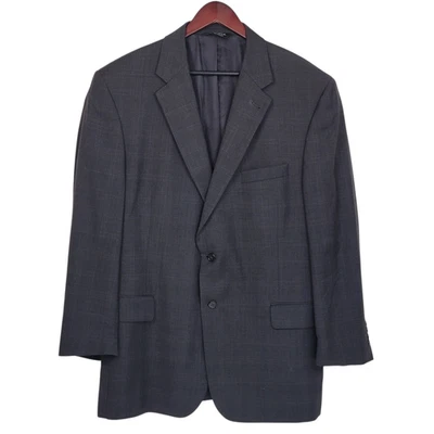 JOS A. BANK Hombre 46R 100% Lana Blazer Traje Chaqueta Cuadros Abrigo GORDON Foto 1 de 4