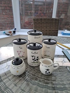 Price & Kensington Home Farm, Ceramic Set, Pig Cow Sheep. VGC. 6 Piece  - Picture 1 of 13