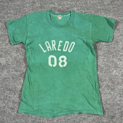 Camiseta De Colección Años 60 Laredo Texas #08 Mediana Russell Southern Company Envejecida Foto 1 de 4