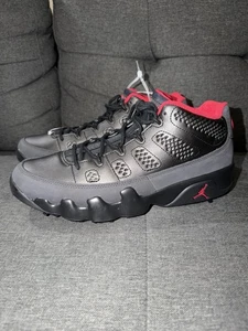Nike Air Jordan 9 Low Golf ‘Charcoal’ Black True Red FJ5934-002 - Picture 1 of 9
