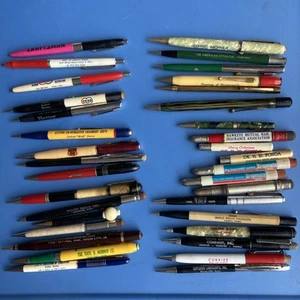 Large Lot (35) Mechanical Bullet Pencils & Ballpoint Pens Iowa Farm Insurance + - Picture 1 of 7