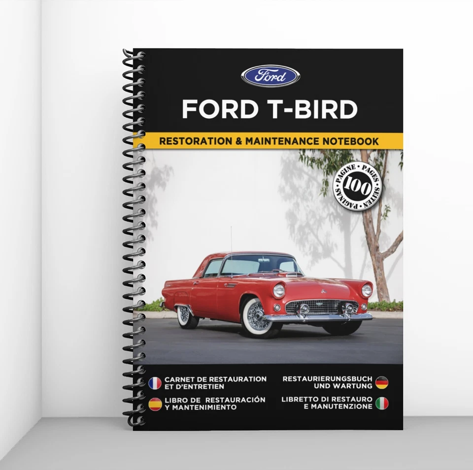 FORD T-BIRD : Libretto Di Restauro E Manutenzione - CONSEGNA GRATUITA - Immagine 1 di 4