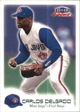 2000 (BLUE JAYS) Fleer Focus Masterpiece Mania #87 Carlos Delgado/300