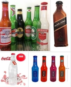 Wine Brands Plastic Fun Bottle Money Bottle Saving Money Savings Coin - Picture 1 of 13