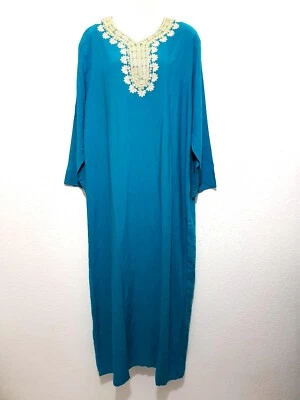 Abaya Maxikleid Sommerkleid arabisch Kleid Jellabiya Jellaba Djelaba EID Gr. 2XL - Bild 1 von 2