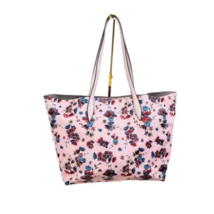 New REBECCA MINKOFF Heather Large Floral Print Coated Canvas Tote Bag $195 NWOT - Picture 1 of 11