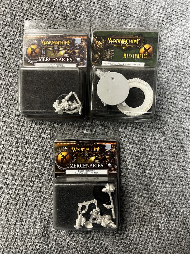 Paquete de miniaturas Warmachine Mercenaries Foto 1 de 1
