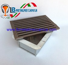 Cassetto raccogli cenere in acciaio completo di Griglia in ghisa 20x30 LB-BOX4