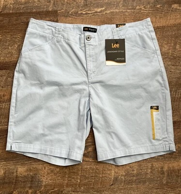 Bermudas chinas para mujer Lee cortas azules cielo talla 18 medianas nuevas con etiquetas Foto 1 de 4