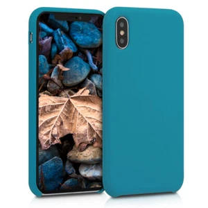 Silicone Case for Apple iPhone X - TPU Rubberized Cover - Picture 1 of 7