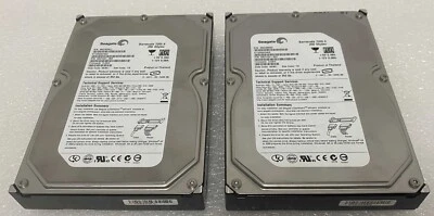 Lot of 2x Seagate Barracuda ST3250824AS 250GB 7.2K RPM 3.5" SATA Hard Drive - Image 1 of 2
