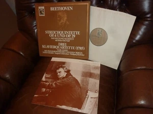 Beethoven String Quartet Heutling, Engel Schwalbe Boettcher, EMI Box 3 LP Stereo - Imagen 1 de 2