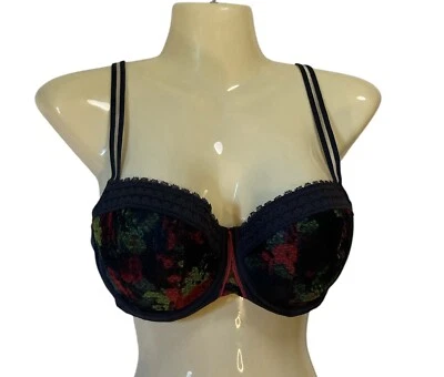 Бюстгальтер на косточках Prima Donna Full Cupped Twist сексуальный темный романтический черный красный 34D - Изображение 1 из 4