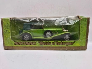 Matchbox Models of Yesteryear Y-16 Mercedes SS Coupe 1928 1:45 MIB RARE Green in - Bild 1 von 15