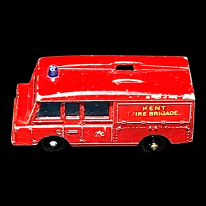 Vintage Lesney Matchbox No. 57 Red Land Rover Fire Truck *Missing Ladder - Picture 1 of 6