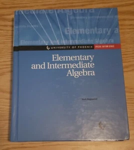 Elementary & Intermediate Algebra 2002 SpecEd Mark Dugopoiski University Phoenix - Picture 1 of 10