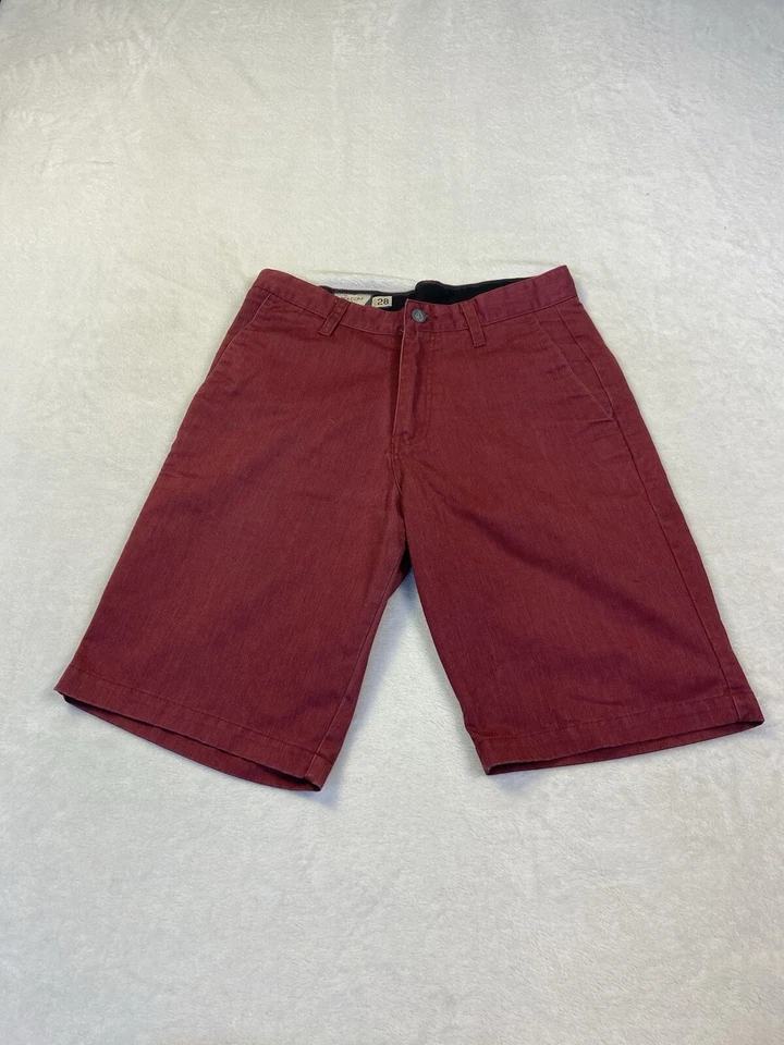 Pantalones Cortos Chinos Volcom Para Hombres Frickin Modernos Elastizados Talla 28 Surf y Césped 4 Vías Elastizados Foto 1 de 4