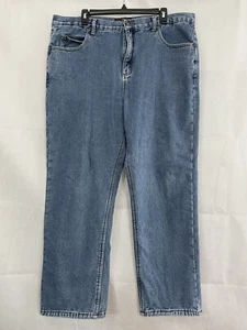 Redhead Fleece Lined Jeans Mens Size 40x30 (38x29) Medium Wash Straight Blue E3 - Picture 1 of 12