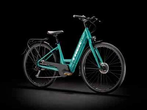Trek Verve+ 3 Bosch Electric bike size Large Lowstep Gen 2 Teal - Picture 1 of 9