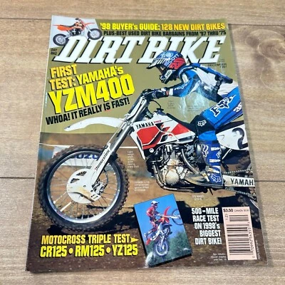 DIRT BIKE MAGAZINE / DECEMBER 1997 / YZM400 - CR125 - RM125 - YZ125 - Image 1 of 4