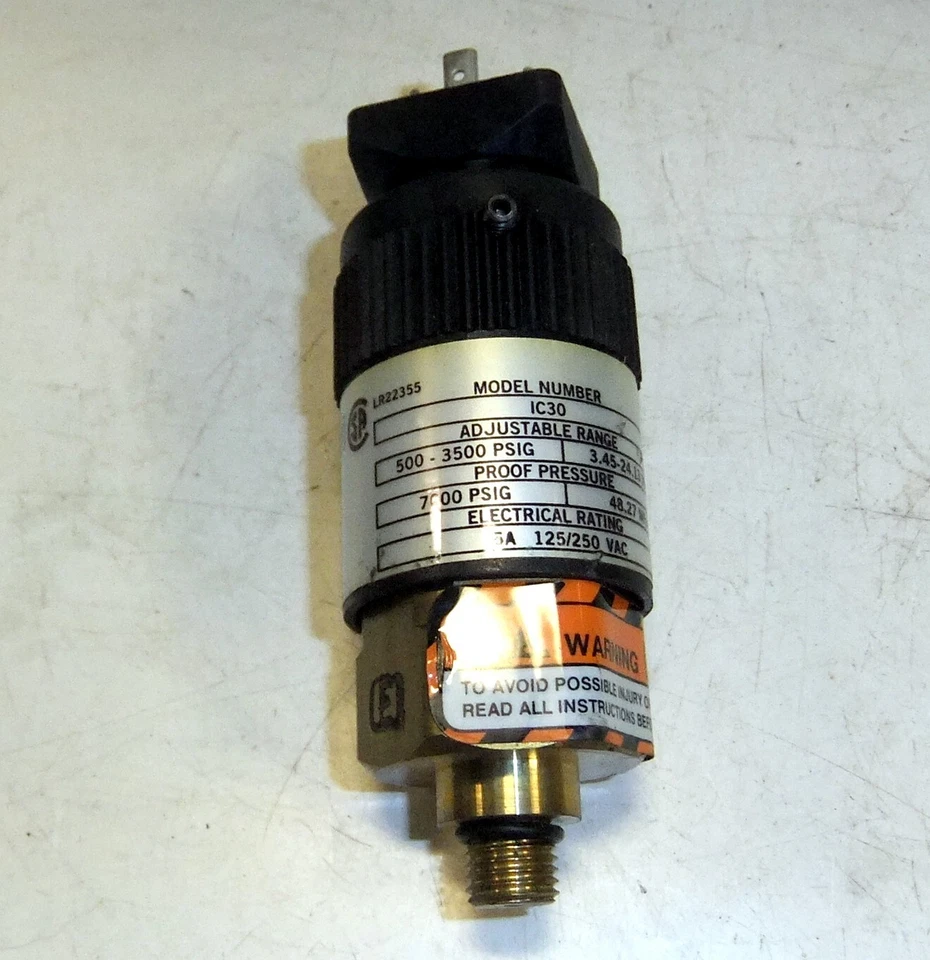 Interruptor de presión Enerpac IC30 500-3500 Psig Foto 1 de 3