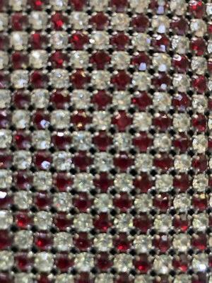 ¡Raro!  Estuche de gafas de cristal vintage años 70 austriaco, color rubí y diamante  Foto 1 de 4