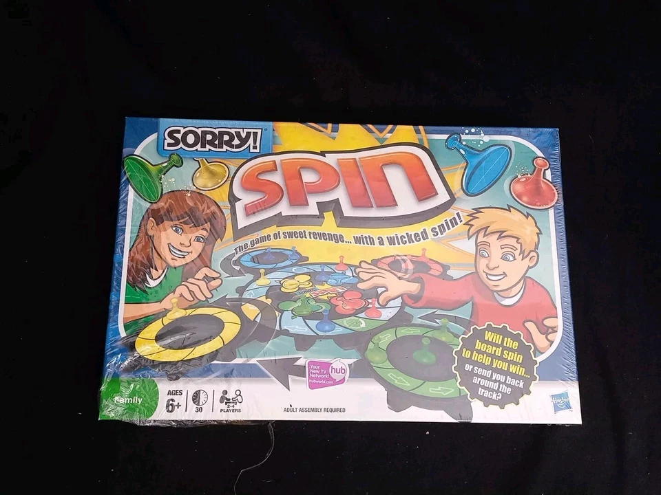 2009 Sorry Spin Board Game Complete Hasbro 40990 I