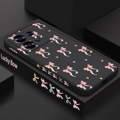 For Xiaomi Redmi Note 14 13 Pro Poco F6 X6 Pro Soft Cute Bow Silicone Case Cover - Image 1 of 4