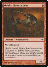 Magic MTG Tradingcard Shards of Alara 2008 Goblin Mountaineer 102/249