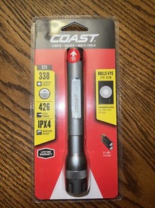 Coast 19807 G26 3-LED Flashlight, Silver 330 Lumens Ipx4