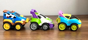DISNEY Parks TOY STORY Stunt Vehicles ALIEN WOODY BUZZ CAR Friction Push n Go - Picture 1 of 16