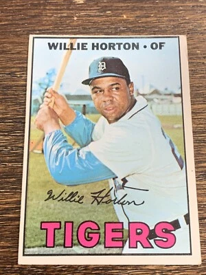 1967 TOPPS WILLIE HORTON #465 SEMI HIGH SERIES TIGERS EXCELLENT OR BETTER - Image 1 of 2