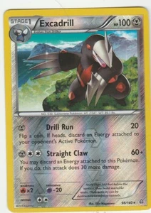Excadrill 96/160 Pokemon TCG Card XY Primal Clash Reverse Holo - Picture 1 of 2