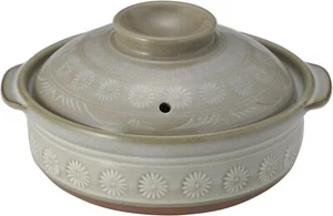 Ginpo Touki Ware Earthenware Pot 1 Person Heat Retention Made in Japan 4988 - Picture 1 of 4