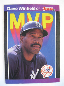 1989 Donruss MVP Baseball Card #BC-11 David Winfield New York Yankees