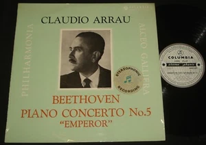 SAXO 2297 B/S BEETHOVEN PIANO CONCERTO #5 EMPEROR CLAUDIO ARRAU GALLIERA - Picture 1 of 3